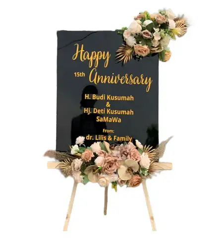 Papan Bunga Akrilik Sumberklampok